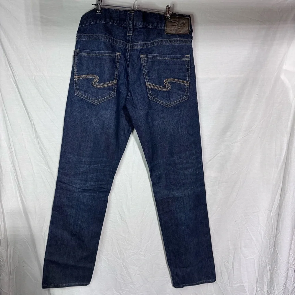 Silver Jeans Eddie dark wash relaxed fit jeans Size 31x34